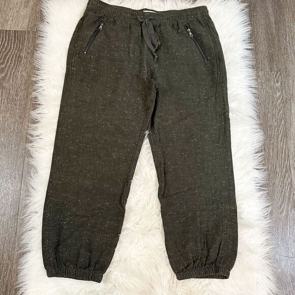 Cloth & Stone Dark Green Joggers - Picture 1 of 5